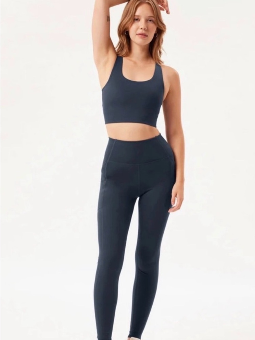 Girlfriend Collective Navy Set
